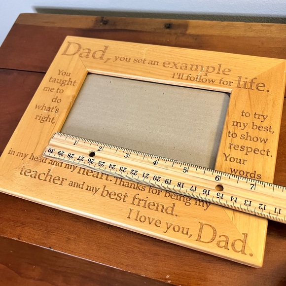 Wooden “Dad” frame 4x6 - Picture 5 of 5